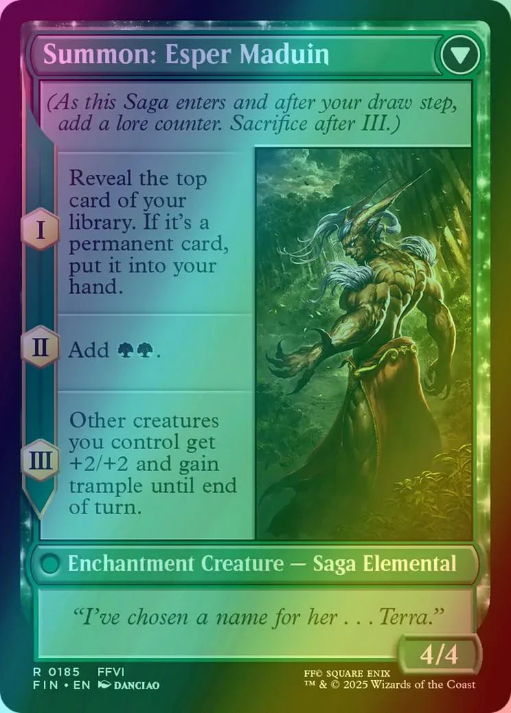 Esper Origins // Summon: Esper Maduin [185] [FINAL FANTASY] [Foil] - Image 2