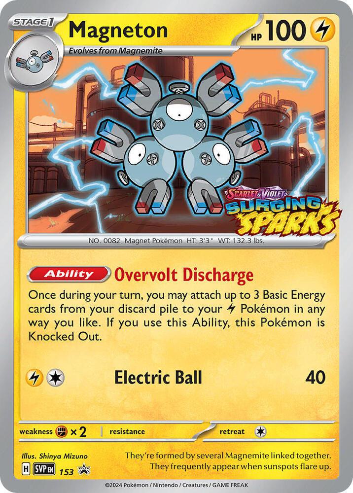 Magneton - 153 - Promo [Prerelease] [svp-153] [Holo]