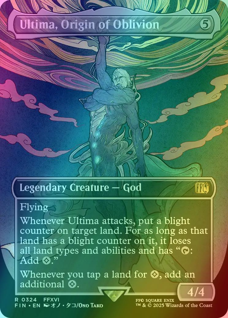 Ultima, Origin of Oblivion [324] [Borderless] [FINAL FANTASY] [Foil]