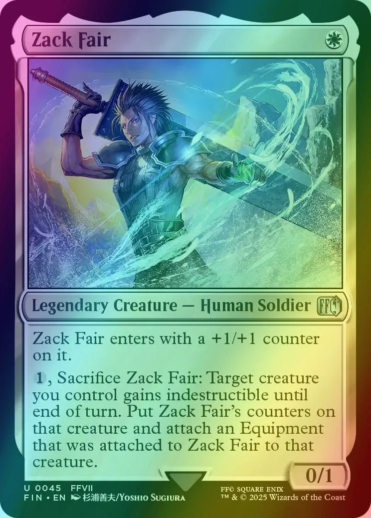 Zack Fair [45] [FINAL FANTASY] [Foil]